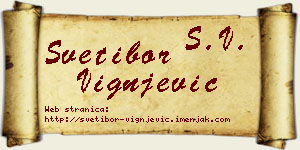 Svetibor Vignjević vizit kartica